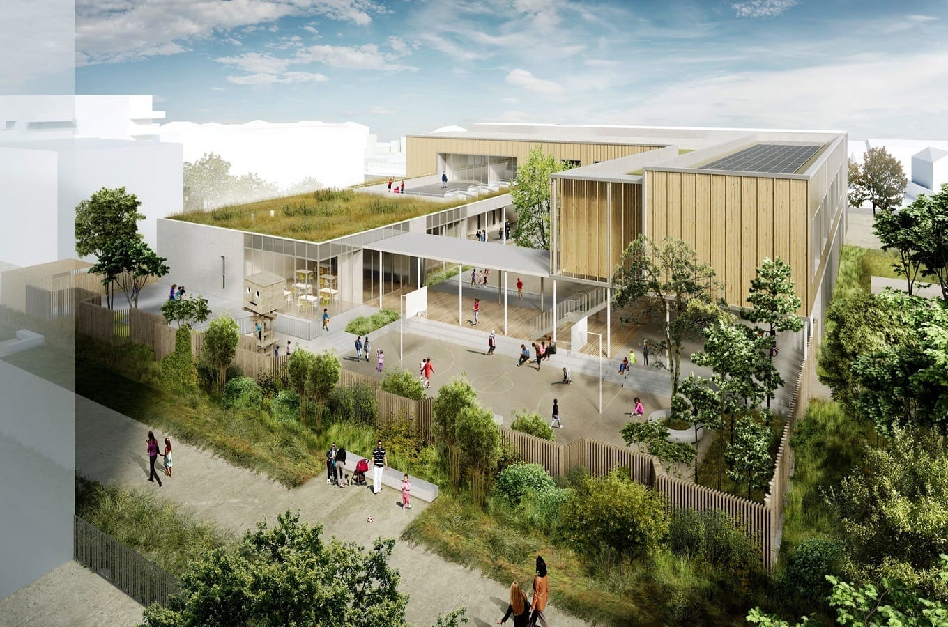 GS LYON: domotique KNX dans une maternelle et primaire neuf